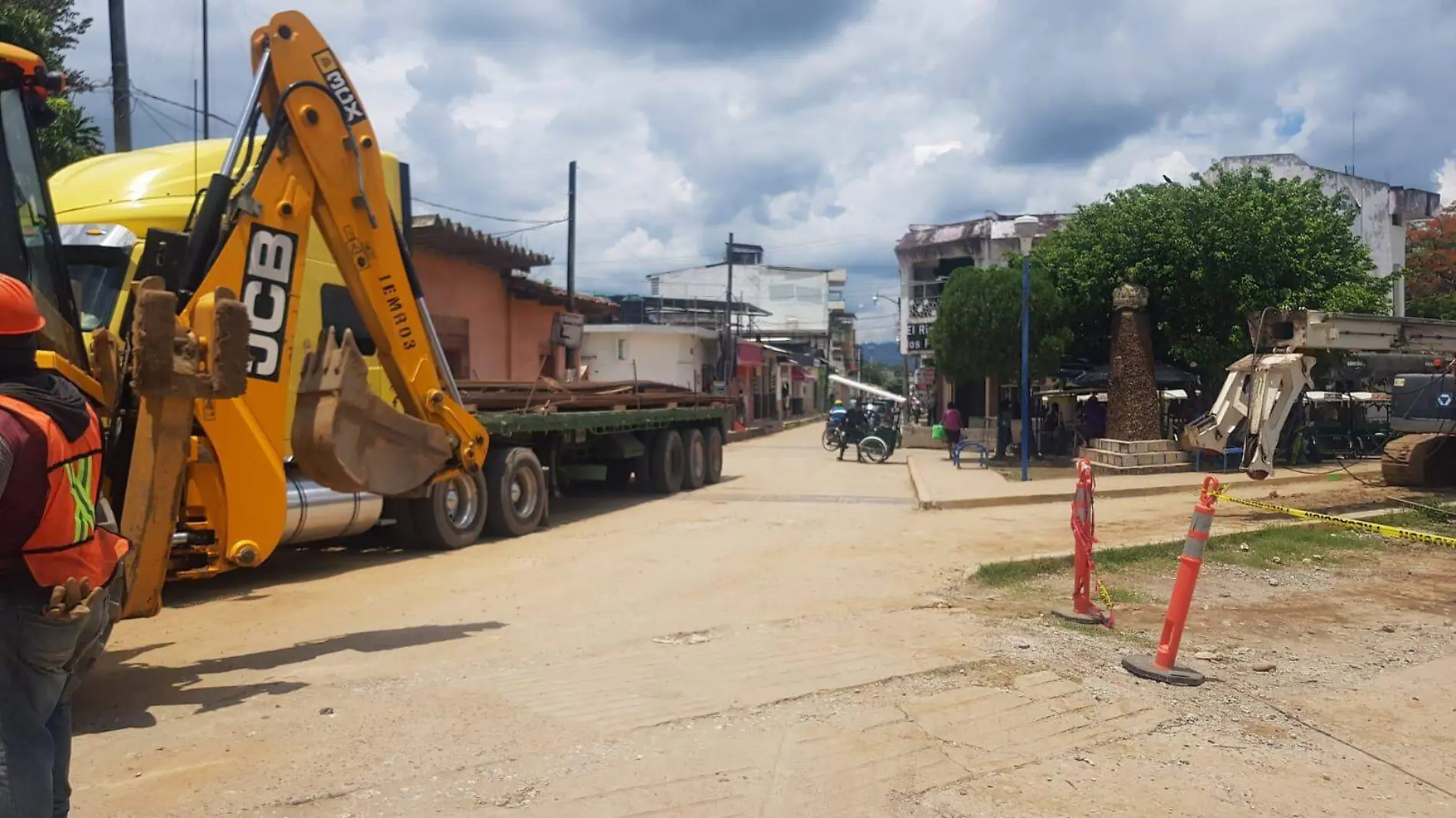 calles cerradas en Huixtla